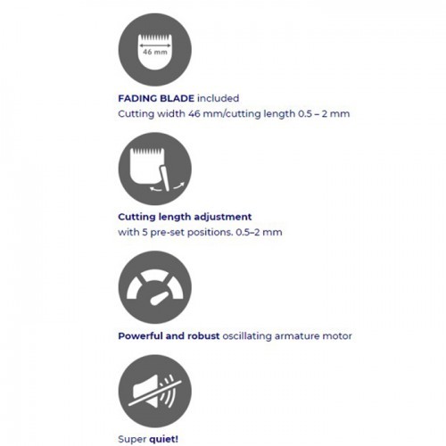 Moser Hair Clipper Fading Edition 3Pin
