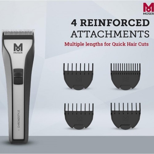 Moser Hair Clipper Chrom2Style 3 Pin