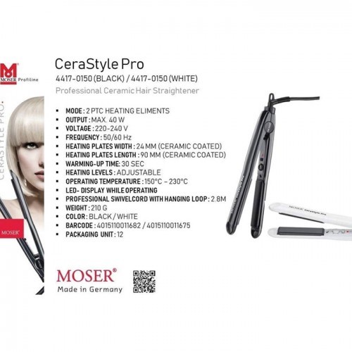 Moser Prof. Cerastyle Hair Straightener