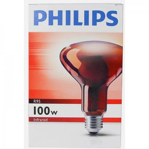 Philips R95 Infrared Bulb 100 Watts Health
