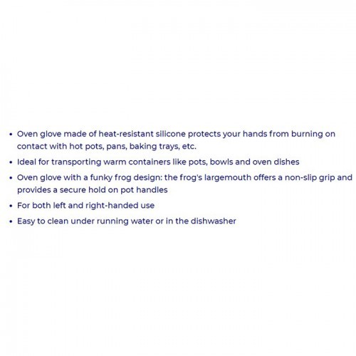 Xavax Cute Frog Silicone Oven Glove