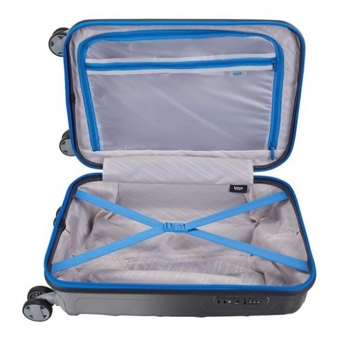 VIP Fairway 4W Luggage Trolley Bag Spin 55Cm Assorted Colors 1pc