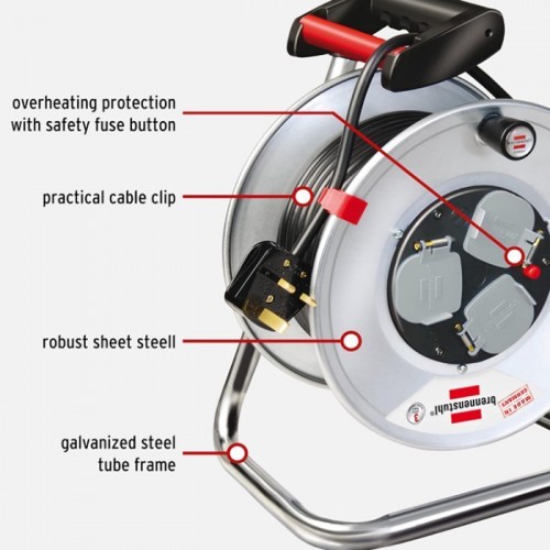 Brennenstuhl Cable Reel 25Mtr Extension Cable