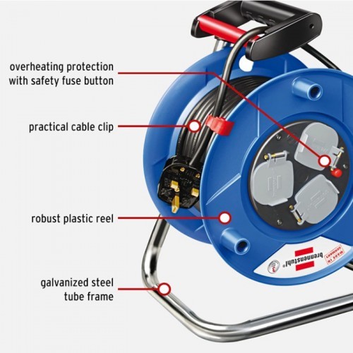 Brennenstuhl Cable Reel Extension Pc 25Mtr