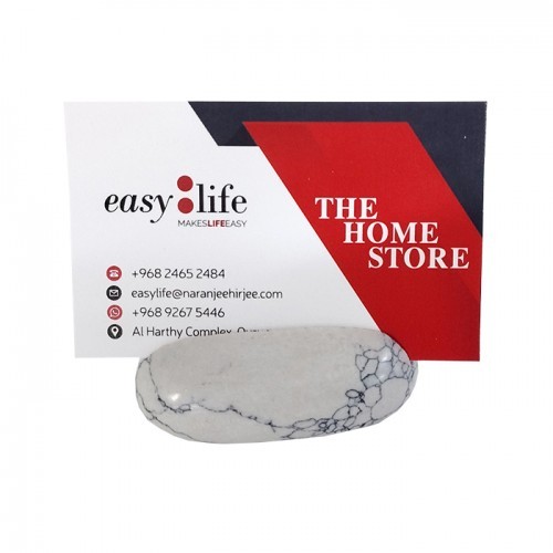 Stone Place Card Holder White Marble 6Cm [CLONE]