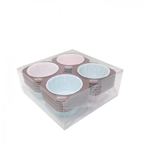 Retail Colored Muffin Trays 4 holes Disposables
