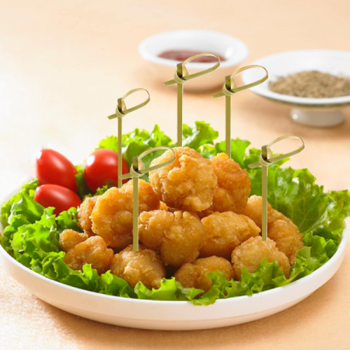 Bamboo Knot Skewers food picks 15cm 1x100pcs  Disposables