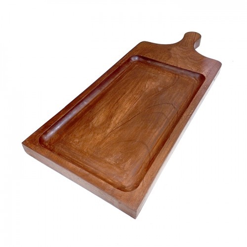 FNS Wooden Snack Serving Platter Rectangle Serveware Hotel Kitchen