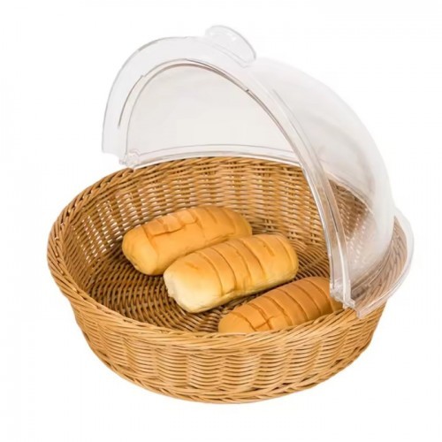 FNS Bread Basket with Dome Cover Lid Hotel Bakeware Serveware