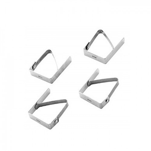 Pedrini Table Cloth Clips Stainless Steel 4Pcs Hotel Kitchen