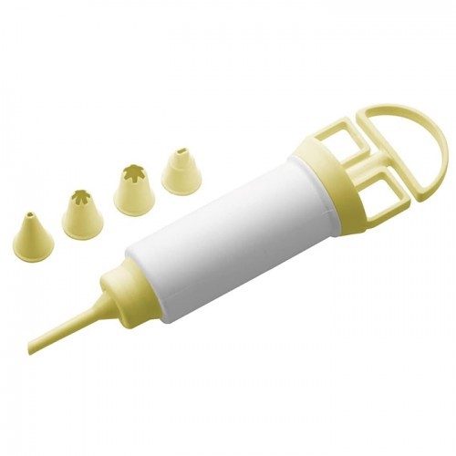 Pedrini Decorating Syringe with 5 Nozzles Baking Ktichen Cooking Cake Cookie