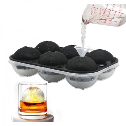 Ice Mould Silicon Sphere 6 slots 1Pc Kitchen Hotel Bar Party