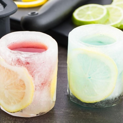 Ice Mould Silicon Shot Glass Shape 6 slots 1Pc Kitchen Hotel Bar Party