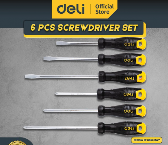 Deli Screwdriver 6pcs Set