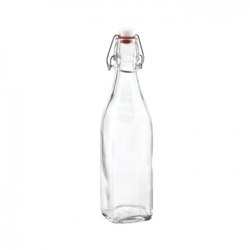 Hermetic Glass Bottle 1 liter Crockery Home Decor Hotel