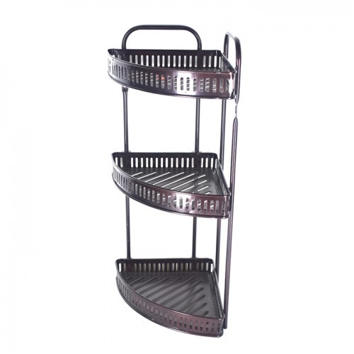 Easylife 3 Layer Corner Kitchen Rack Black