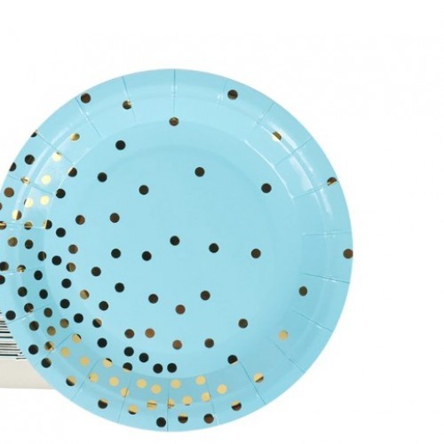 Party Paper Plates Blue 7Inch 10Pcs Party