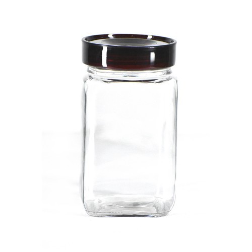 Glass Jar Container Large  2Pcs Set Crockery Kitchen Hotel