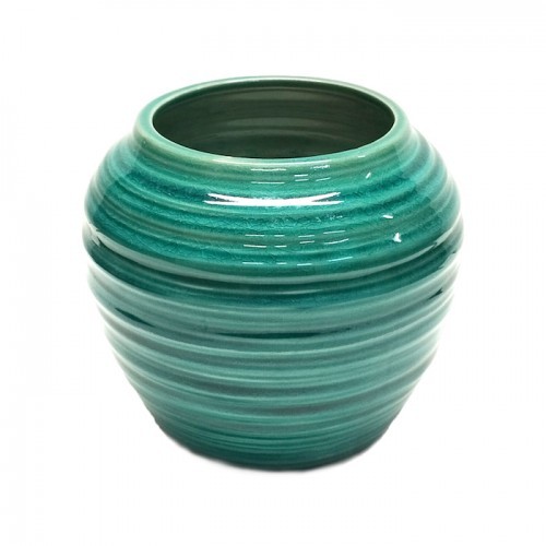 Ceramic Vase Planter Green
