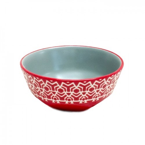 Soup Bowl Ceramic Colored  Red 12.5Cm Crockery Kitchen Hotel
