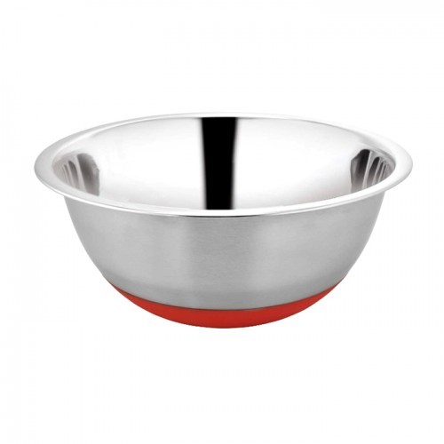 Mixing bowl Stainless Steel Rubber Grip Base 18Cm
