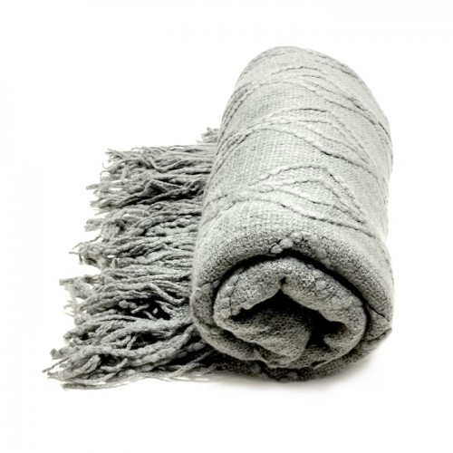 Sofa Throw Triangle Grey 130x170Cm