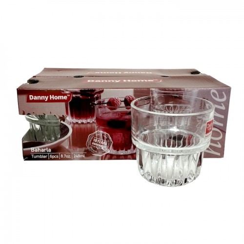 Glass Set 6PCs 248Ml Crockery Hotel