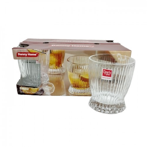 Glass Set 6PCs 285Ml Babalar Juice Crockery Hotel