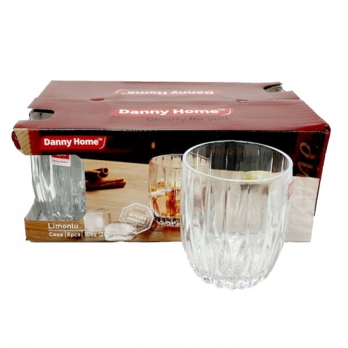 Glass Set 6PCs 285Ml Limonlu Crockery Hotel