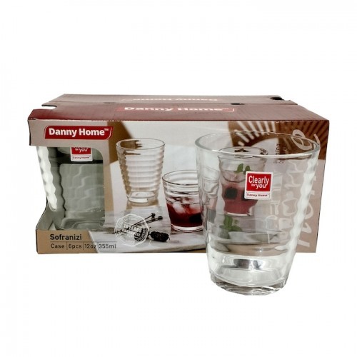 Glass Hi- Ball Set 6PCs 355Ml Sofranizi Hi Ball Crockery Hotel