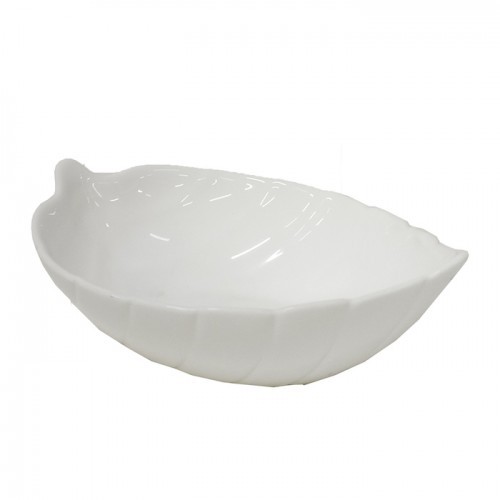 Serving Bowl Leaf Design 17.5Cm Crockery Hotel