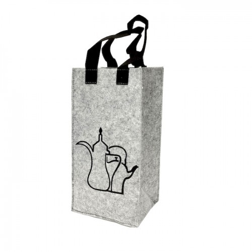 Non Woven Carry Bag Grey 20Cm Gifting Party