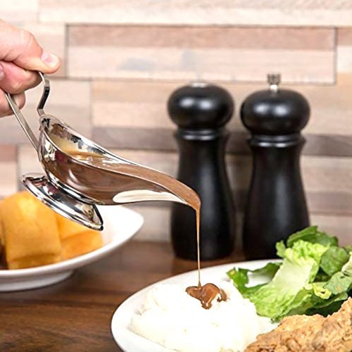 Gravy Boat Serving Stainless Steel 250Ml Crockery Hotel