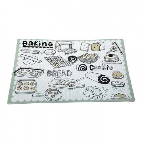 Placemat Abstract Design Printed 4Pcs Kitchen Home Decor Hotel