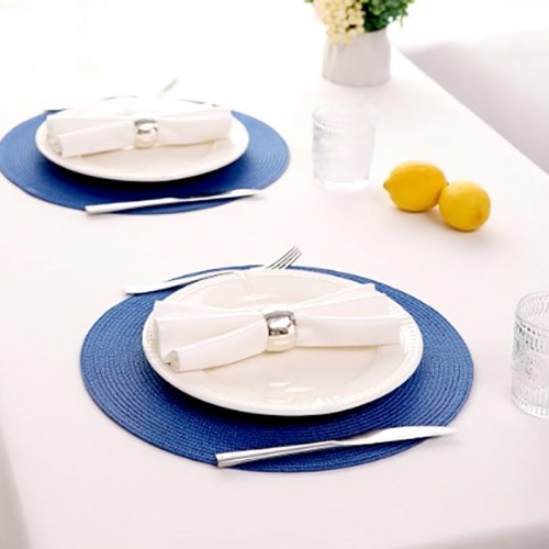 Placemat Round Woven 4Pcs Kitchen Home Decor Hotel
