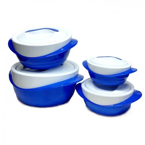 Hot Pot Set Blue 4Pc