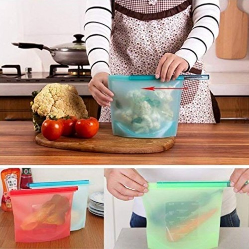 Lock and Lock 1Pc Silicone Food Storage Bag 1L Container Deals