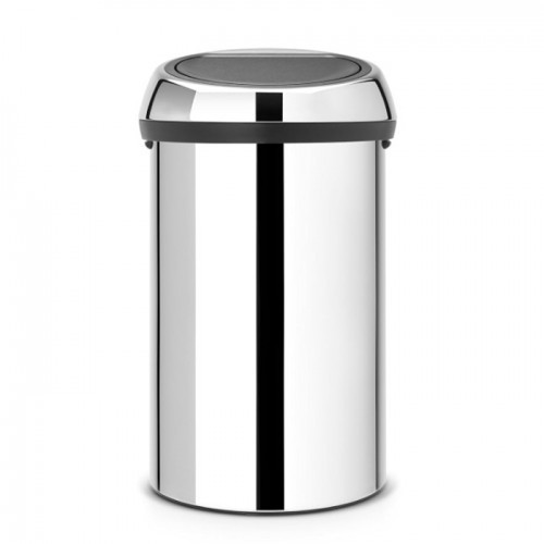 Brabantia Press Top Bin Brilliant Steel 60L Bath Kitchen Hotel