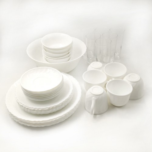 RAK Endura Dinner Set Luxury White 37Pcs