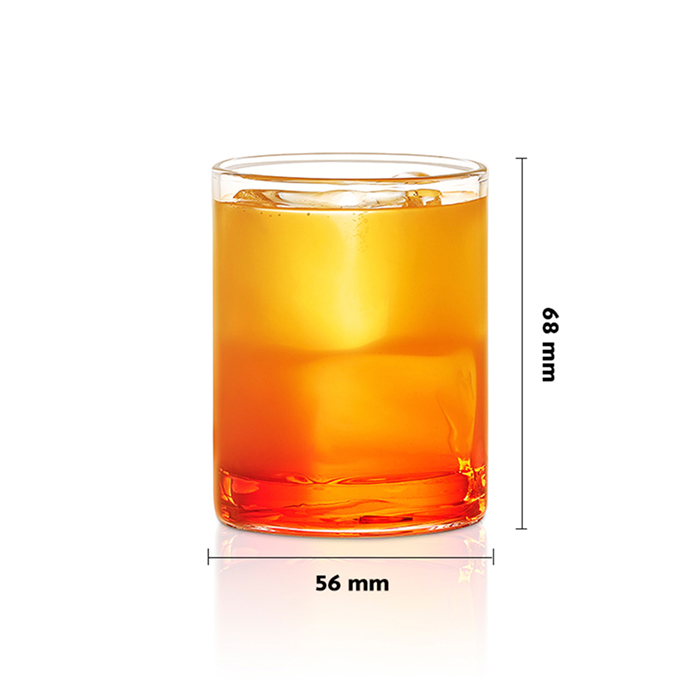 Borosil Vison Glass Juice 6Pcs Set 120Ml Crockery Hotel Party