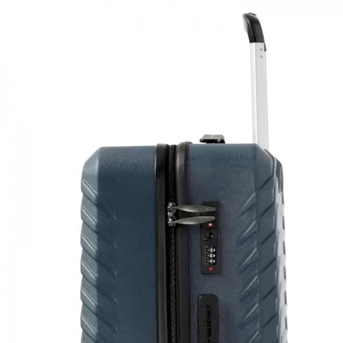 Wildcraft Trolley Bag Helios 3Pcs Set Navy Blue