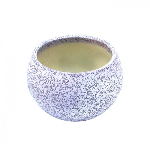 Ceramic Small Planter Purple 7.3Cm