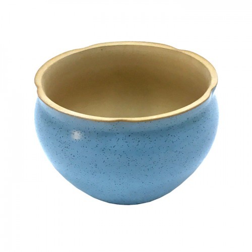 Ceramic Small Planter Blue gloss 1pc 7.3cm