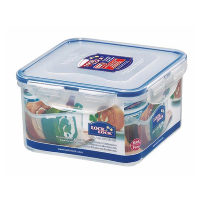 Lock and Lock Square Short Food Container 1.2L