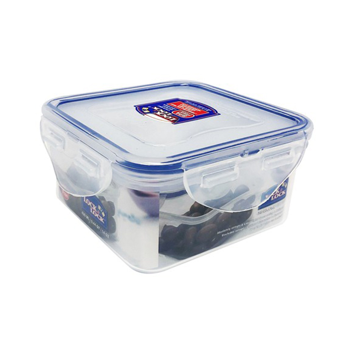 Lock and Lock Square Short Food Container 420Ml