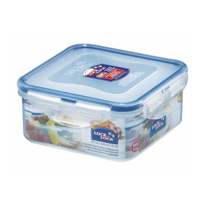 Lock and Lock Square Short Food Container 600Ml