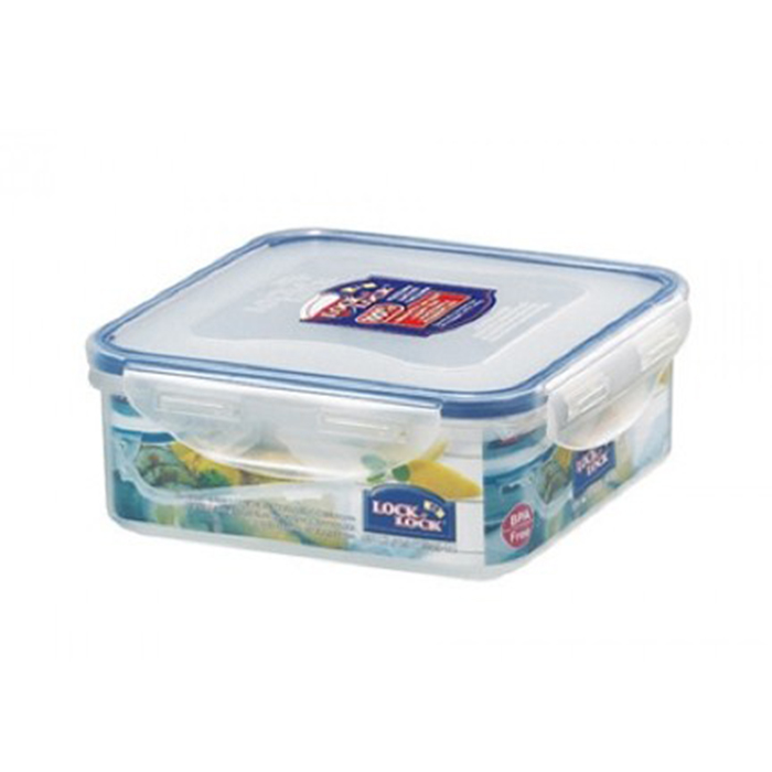 Lock and Lock Square Short Food Container 870Ml