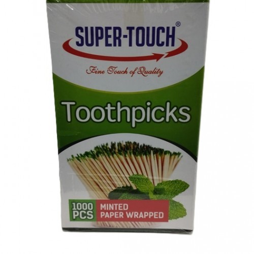 Toothpicks Paper Wrapped Mint Flavour 1x1000pcs Disposables