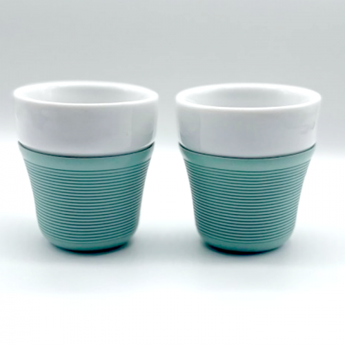 Espresso Cup Set of 2 same color Leo Assorted Colors Kitchen