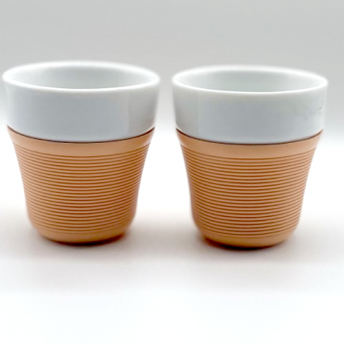 Espresso Cup Set of 2 same color Leo Assorted Colors Kitchen